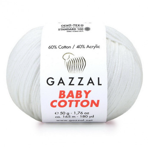 3410 Пряжа Gazzal Baby Cotton