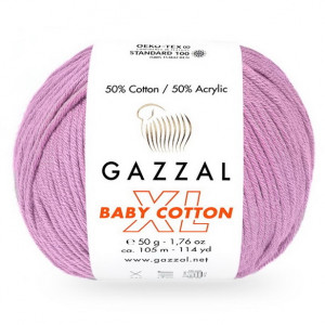 3422 Пряжа Gazzal Baby Cotton XL