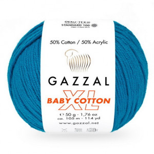 3428 Пряжа Gazzal Baby Cotton XL