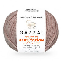 3434 Пряжа Gazzal Baby Cotton XL