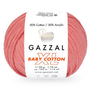 3435 Пряжа Gazzal Baby Cotton XL