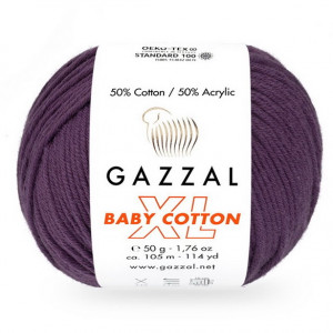 3441 Пряжа Gazzal Baby Cotton XL