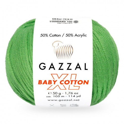 3448 Пряжа Gazzal Baby Cotton XL