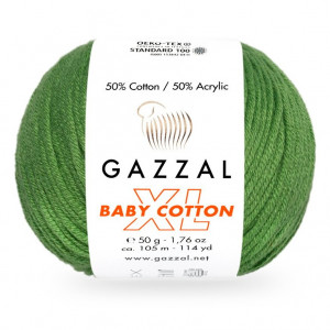 3449 Пряжа Gazzal Baby Cotton XL