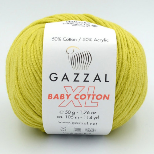 3457 Пряжа Gazzal Baby Cotton XL