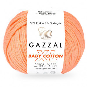 3465 Пряжа Gazzal Baby Cotton XL