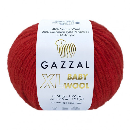 811 Пряжа Gazzal Baby Wool XL