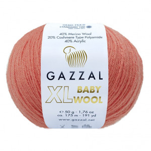 819 Пряжа Gazzal Baby Wool XL