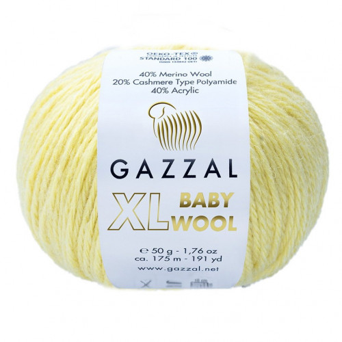 833 Пряжа Gazzal Baby Wool XL