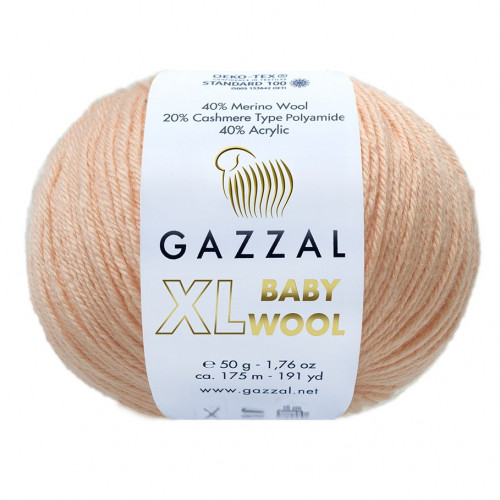 834 Пряжа Gazzal Baby Wool XL