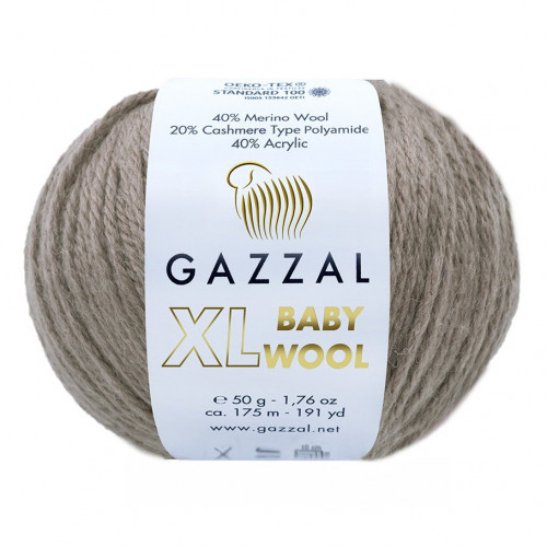 835 Пряжа Gazzal Baby Wool XL