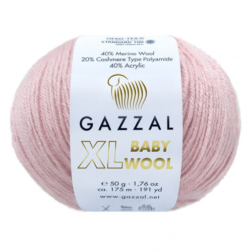 836 Пряжа Gazzal Baby Wool XL