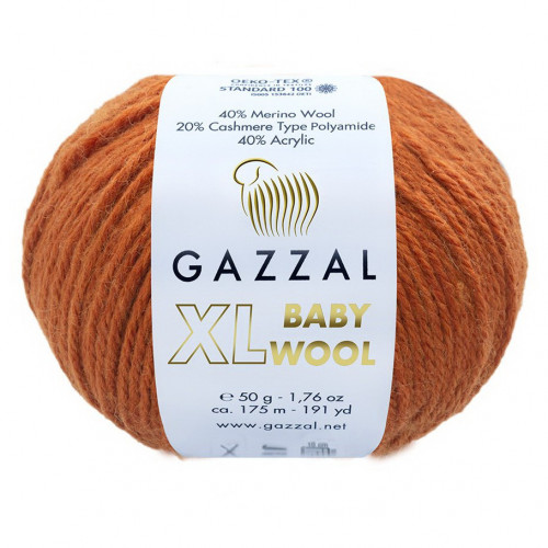 841 Пряжа Gazzal Baby Wool XL