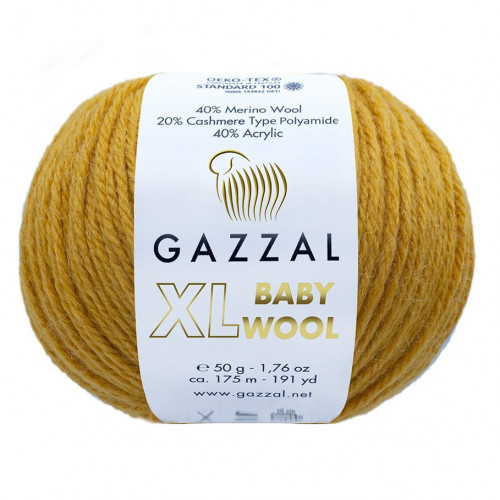 842 Пряжа Gazzal Baby Wool XL