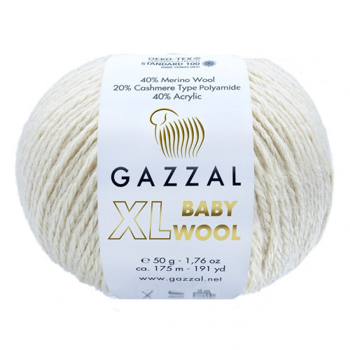 829 Пряжа Gazzal Baby Wool XL