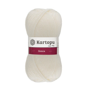 019 Пряжа Kartopu Gonca світле молоко