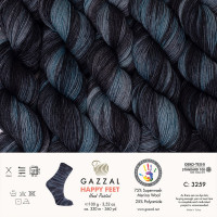 3259 Пряжа Gazzal Happy Feet