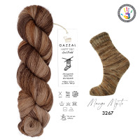 3267 Пряжа Gazzal Happy Feet