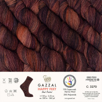 3270 Пряжа Gazzal Happy Feet