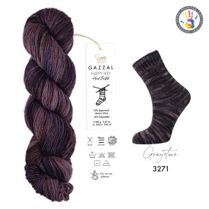 3271 Пряжа Gazzal Happy Feet