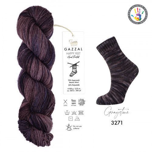 3271 Пряжа Gazzal Happy Feet