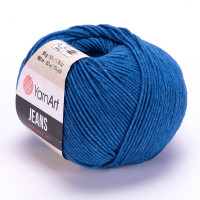 17 Пряжа YarnArt Jeans темний джинс
