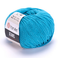 55 Пряжа YarnArt Jeans бірюзовий