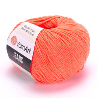 61 Пряжа YarnArt Jeans кораловий
