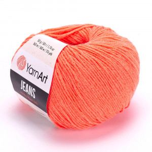 61 Пряжа YarnArt Jeans кораловий