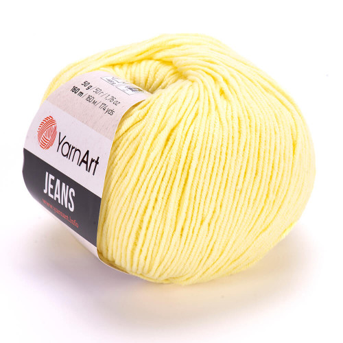 67 Пряжа YarnArt Jeans світло-жовтий
