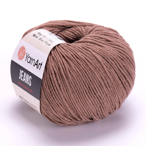 71 Пряжа YarnArt Jeans світло-коричневий