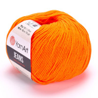 77 Пряжа YarnArt Jeans оранж
