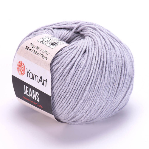 80 Пряжа YarnArt Jeans сірий