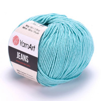 81 Пряжа YarnArt Jeans блакитна м'ята