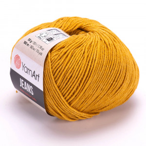 84 Пряжа YarnArt Jeans гірчичний