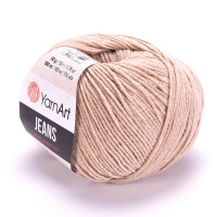87 Пряжа YarnArt Jeans бежевий