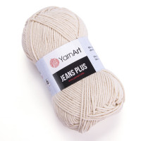 05 Пряжа YarnArt Jeans Plus світлий беж