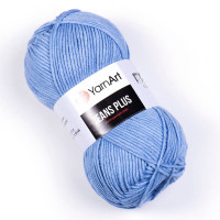 15 Пряжа YarnArt Jeans Plus світло-синій