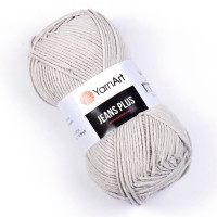 49 Пряжа YarnArt Jeans Plus світло-сірий