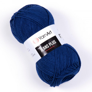 54 Пряжа YarnArt Jeans Plus темно-синій