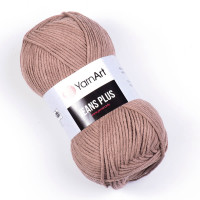 71 Пряжа YarnArt Jeans Plus кава з молоком