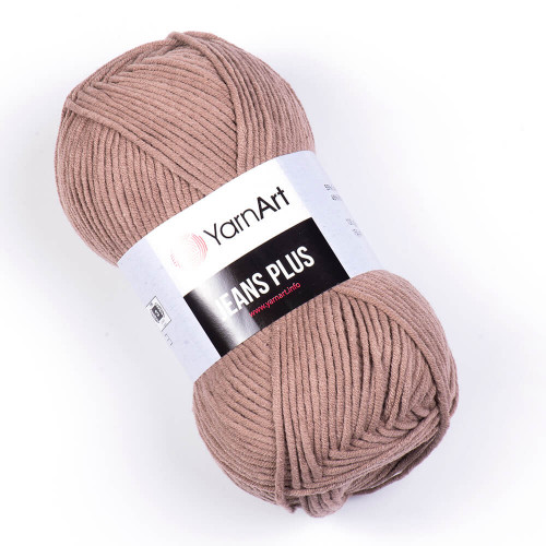 71 Пряжа YarnArt Jeans Plus кава з молоком