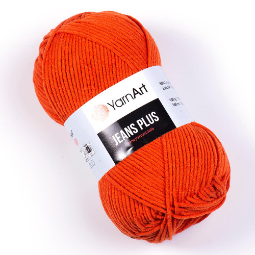 85 Пряжа YarnArt Jeans Plus теракот