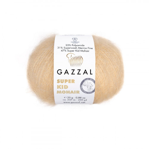 64404 Пряжа Gazzal Super Kid Mohair