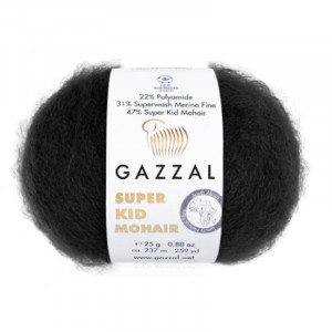 64409 Пряжа Gazzal Super Kid Mohair