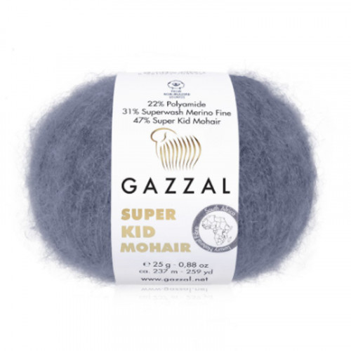 64411 Пряжа Gazzal Super Kid Mohair