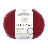 64416 Пряжа Gazzal Super Kid Mohair
