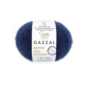 64417 Пряжа Gazzal Super Kid Mohair