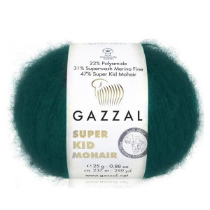 64418 Пряжа Gazzal Super Kid Mohair