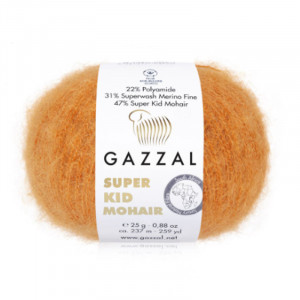 64419 Пряжа Gazzal Super Kid Mohair